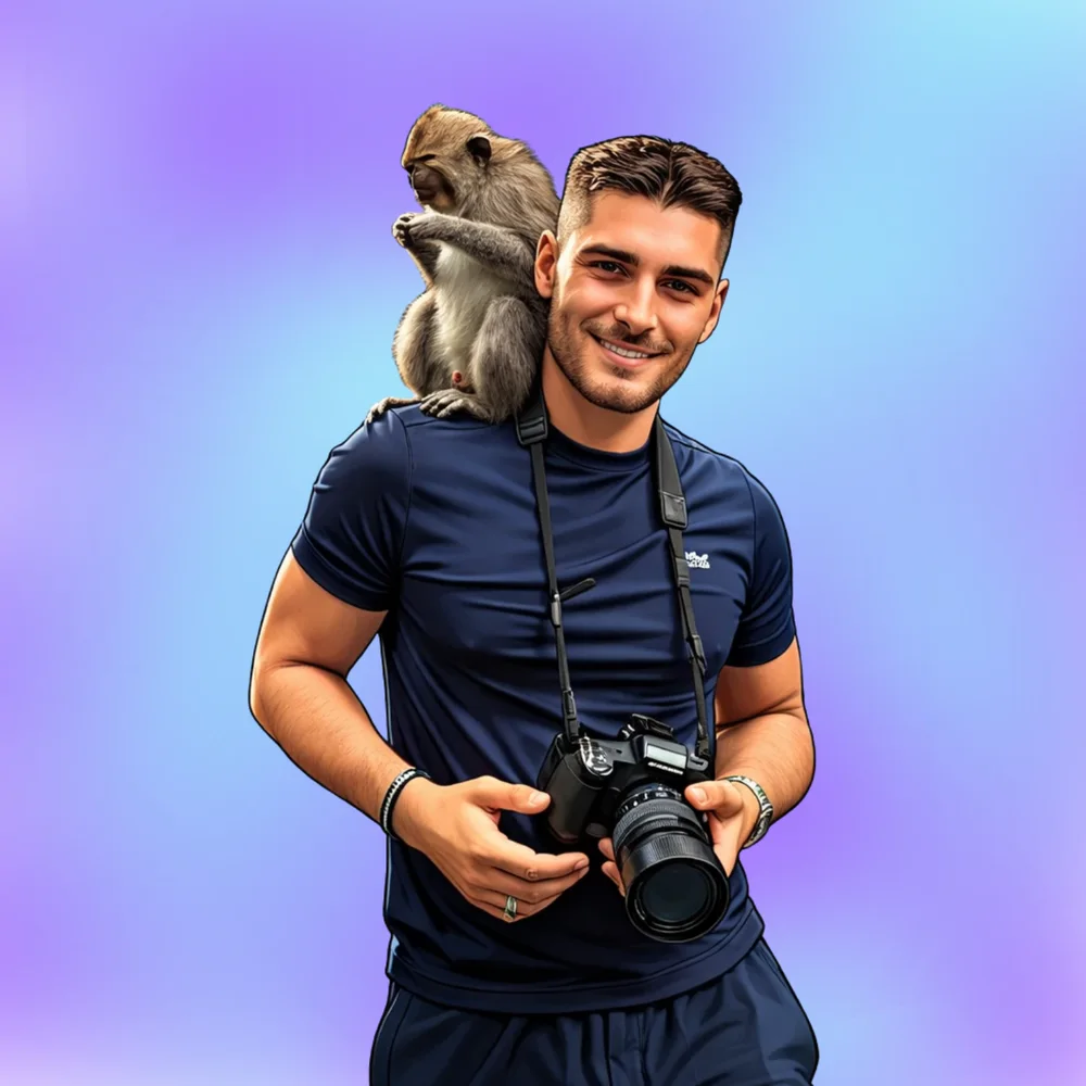 Bibz, appareil photo à la main